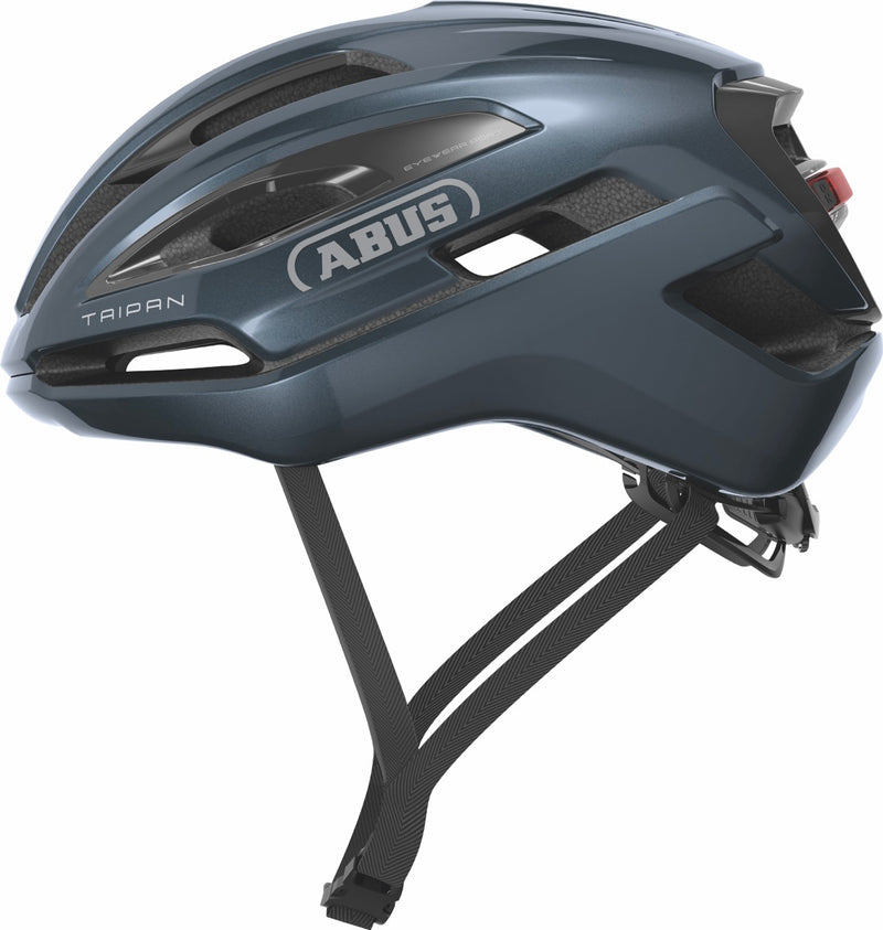 Load image into Gallery viewer, blue bicycle helmet with ABUS branding on a white background#color_como blue
