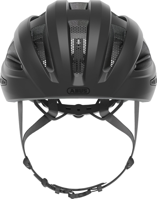 front view of velvet black Macator MIPS